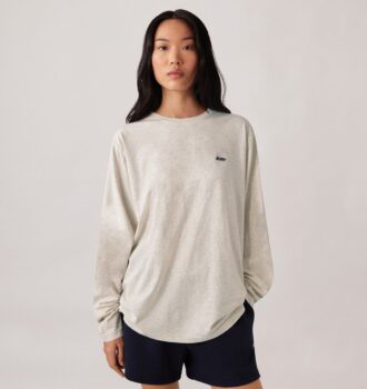 UNISEX LONG-SLEEVE EMBROIDERED AUTRY LOGO TEE