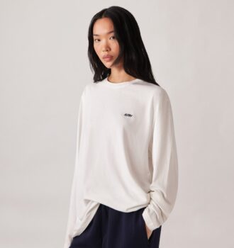 UNISEX LONG-SLEEVE EMBROIDERED AUTRY LOGO TEE
