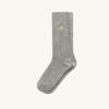 UNISEX RIBBED EMBROIDERED LOGO SOCK UNISEX RIBBED EMBROIDERED LOGO SOCK
