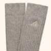 UNISEX RIBBED EMBROIDERED LOGO SOCK UNISEX RIBBED EMBROIDERED LOGO SOCK