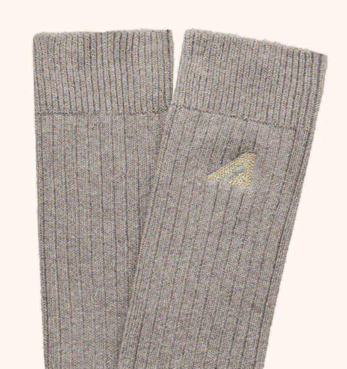 UNISEX RIBBED EMBROIDERED LOGO SOCK UNISEX RIBBED EMBROIDERED LOGO SOCK