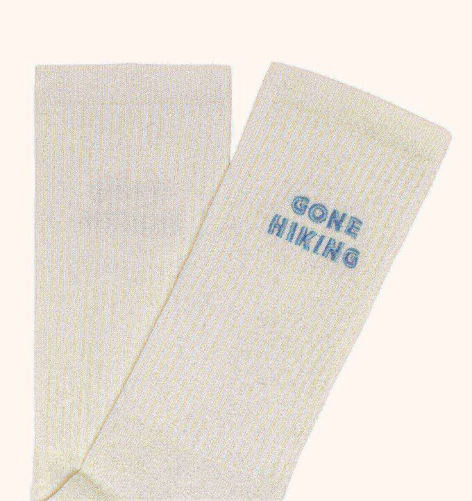 UNISEX RIBBED SOCKS GONE HIKING