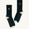 UNISEX RIBBED SOCKS WITH EDELWEISS LOGO