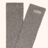 UNISEX RIBBED SOCKS WITH EMBROIDERED LOGO UNISEX RIBBED SOCKS WITH EMBROIDERED LOGO