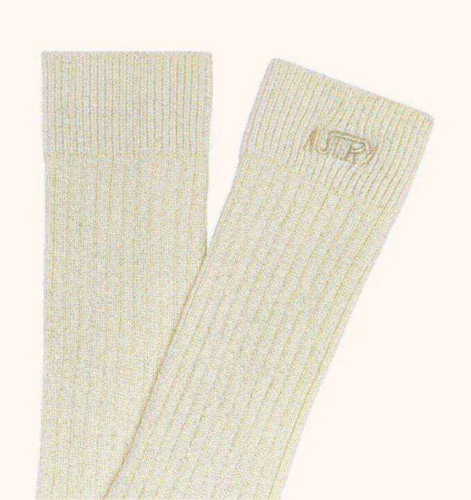 UNISEX RIBBED SOCKS WITH EMBROIDERED LOGO UNISEX RIBBED SOCKS WITH EMBROIDERED LOGO