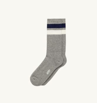 UNISEX STRIPED JACQUARD LOGO SOCK