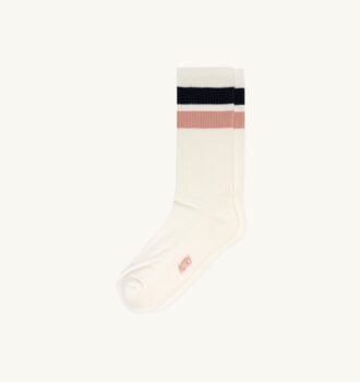 UNISEX STRIPED JACQUARD LOGO SOCKS