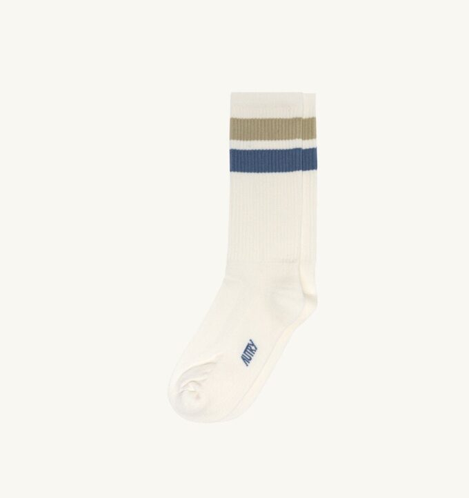 UNISEX STRIPED JACQUARD LOGO SOCKS UNISEX STRIPED JACQUARD LOGO SOCKS