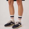 UNISEX STRIPED JACQUARD LOGO SOCKS UNISEX STRIPED JACQUARD LOGO SOCKS