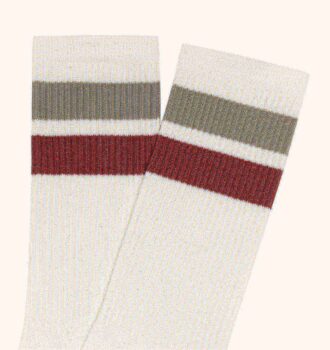 UNISEX STRIPED JACQUARD LOGO SOCKS