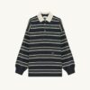UNISEX STRIPED RUGBY POLO UNISEX STRIPED RUGBY POLO
