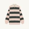UNISEX STRIPED RUGBY POLO UNISEX STRIPED RUGBY POLO