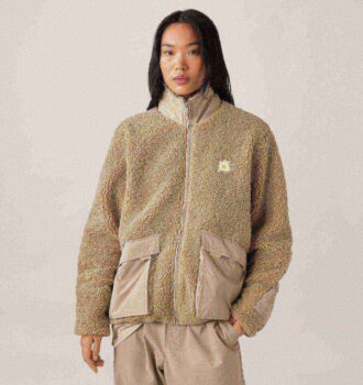 UNISEX TEDDY EDELWEISS ZIP JACKET UNISEX TEDDY EDELWEISS ZIP JACKET