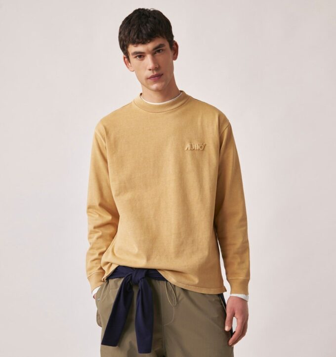 UNISEX TONAL LOGO LONG-SLEEVE TEE