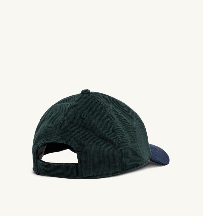 UNISEX TWO-TONE BASEBALL CAP WITH EMBROIDERED LOGO