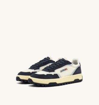 WILDPACE LOW SNEAKERS IN MESH AND SUEDE COLOR MARSHMALLOW AND BLUE NIGHT WILDPACE LOW SNEAKERS IN MESH AND SUEDE COLOR MARSHMALLOW AND BLUE NIGHT