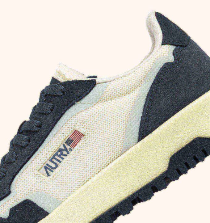 WILDPACE LOW SNEAKERS IN MESH AND SUEDE COLOR MARSHMALLOW AND BLUE NIGHT WILDPACE LOW SNEAKERS IN MESH AND SUEDE COLOR MARSHMALLOW AND BLUE NIGHT