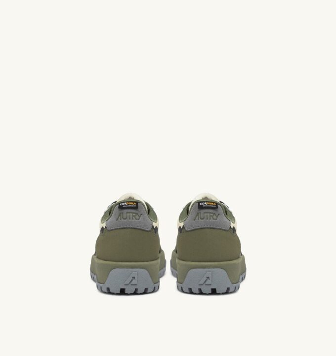 WILDPACE LOW SNEAKERS IN RIPSTOP NYLON AND LEATHER COLOR CASTLE WALL AND TITANIUM WILDPACE LOW SNEAKERS IN RIPSTOP NYLON AND LEATHER COLOR CASTLE WALL AND TITANIUM