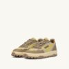 WILDPACE LOW SNEAKERS IN RIPSTOP NYLON AND LEATHER COLOR LEMON GRASS AND INCENSE