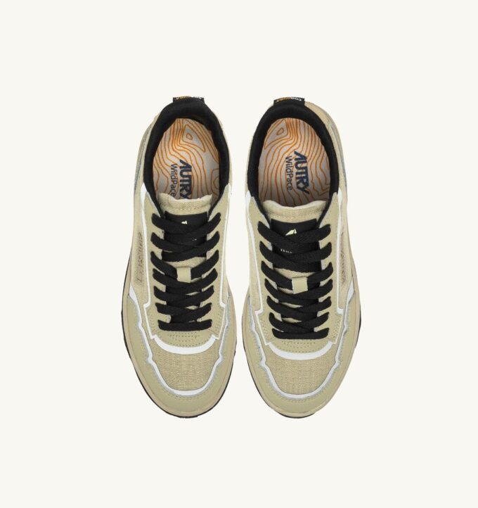 WILDPACE LOW SNEAKERS IN RIPSTOP NYLON AND LEATHER COLOR TIDAL FOAM AND REFLEX WILDPACE LOW SNEAKERS IN RIPSTOP NYLON AND LEATHER COLOR TIDAL FOAM AND REFLEX