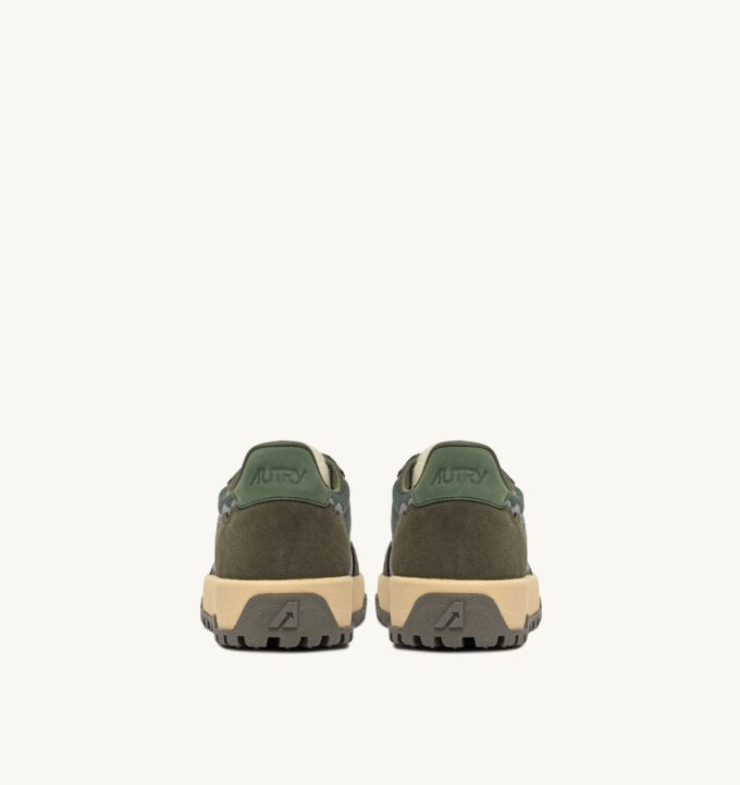 WILDPACE LOW SNEAKERS IN SCHIO AND MILITARY MESH AND SUEDE