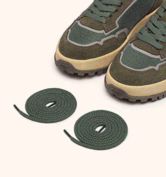 WILDPACE LOW SNEAKERS IN SCHIO AND MILITARY MESH AND SUEDE