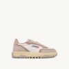 WILDPACE LOW SNEAKERS IN WHISPER WHITE AND SAND MESH AND SUEDE