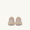 WILDPACE LOW SNEAKERS IN WHISPER WHITE AND SAND MESH AND SUEDE