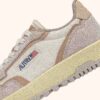 WILDPACE LOW SNEAKERS IN WHISPER WHITE AND SAND MESH AND SUEDE