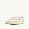 WILDPACE LOW SNEAKERS IN WHITE AND MARSHMALLOW MESH AND SUEDE