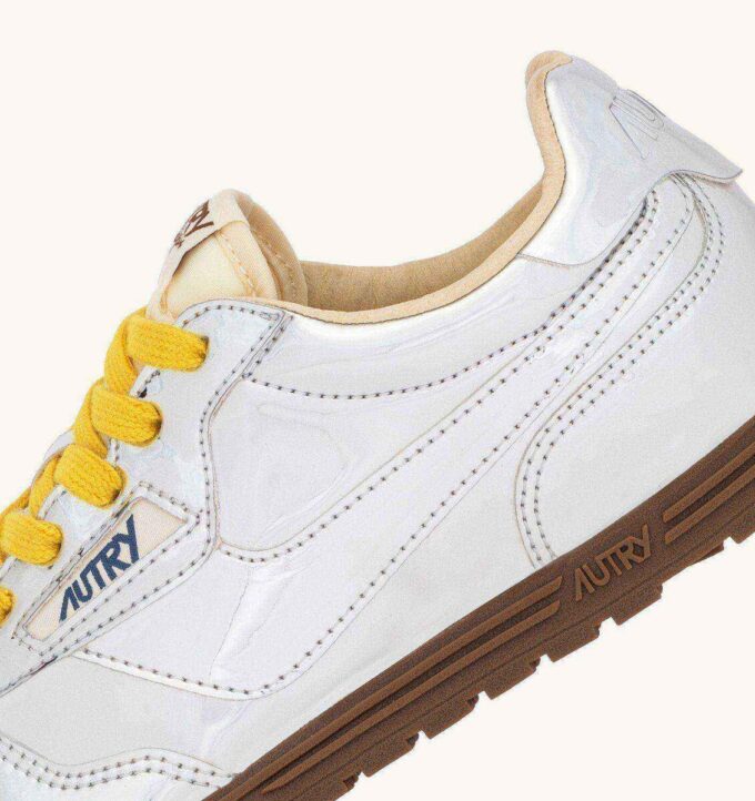 WINDSPIN SILVER MIRRORED SNEAKERS