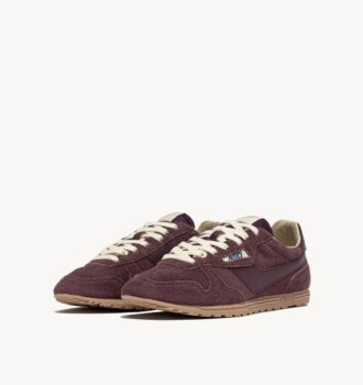 WINDSPIN SNEAKERS IN AMARONE SUEDE AND LEATHER