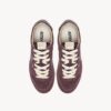WINDSPIN SNEAKERS IN AMARONE SUEDE AND LEATHER WINDSPIN SNEAKERS IN AMARONE SUEDE AND LEATHER
