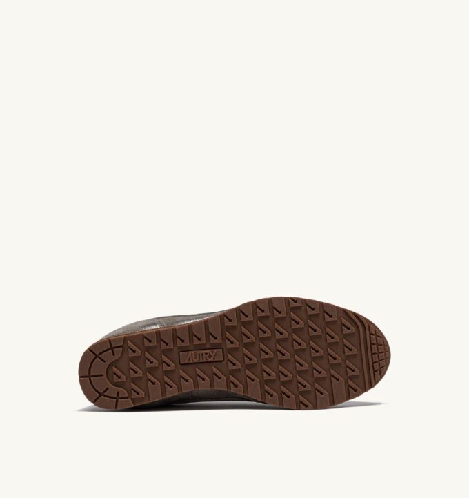 WINDSPIN SNEAKERS IN GLITTER SILVER SUEDE