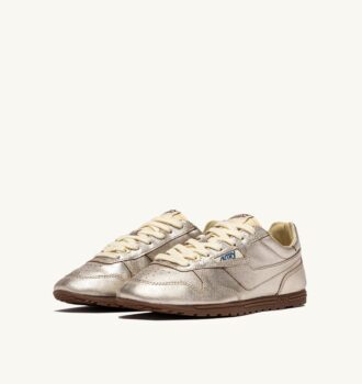 WINDSPIN SNEAKERS IN PLATINUM LAMINATED LEATHER WINDSPIN SNEAKERS IN PLATINUM LAMINATED LEATHER